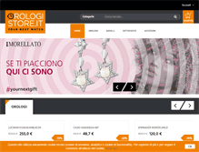 Tablet Screenshot of orologistore.it